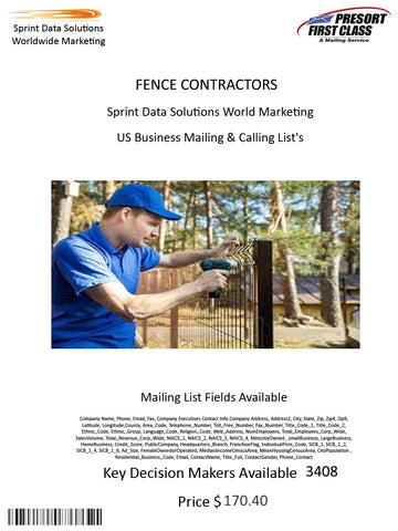 FENCE CONTRACTORS