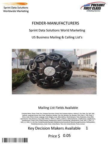 FENDER-MANUFACTURERS