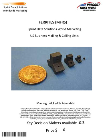 FERRITES (MFRS)