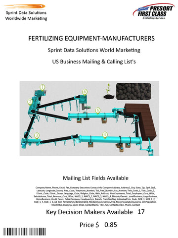 FERTILIZING EQUIPMENT-MANUFACTURERS