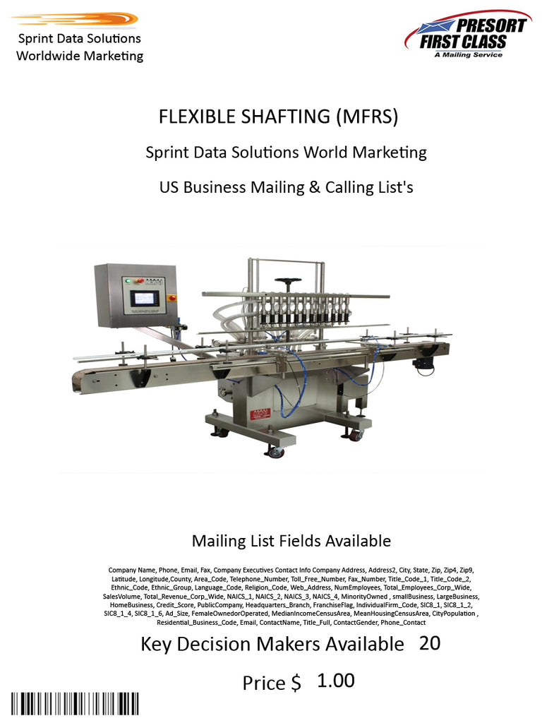 FILLING MACHINERY (MFRS)