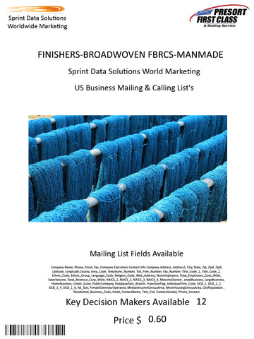 FINISHERS-BROADWOVEN FBRCS-MANMADE