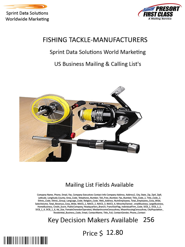 FISHING TACKLE-MANUFACTURERS