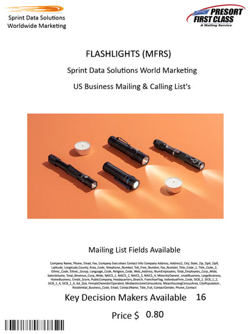 FLASHLIGHTS (MFRS)