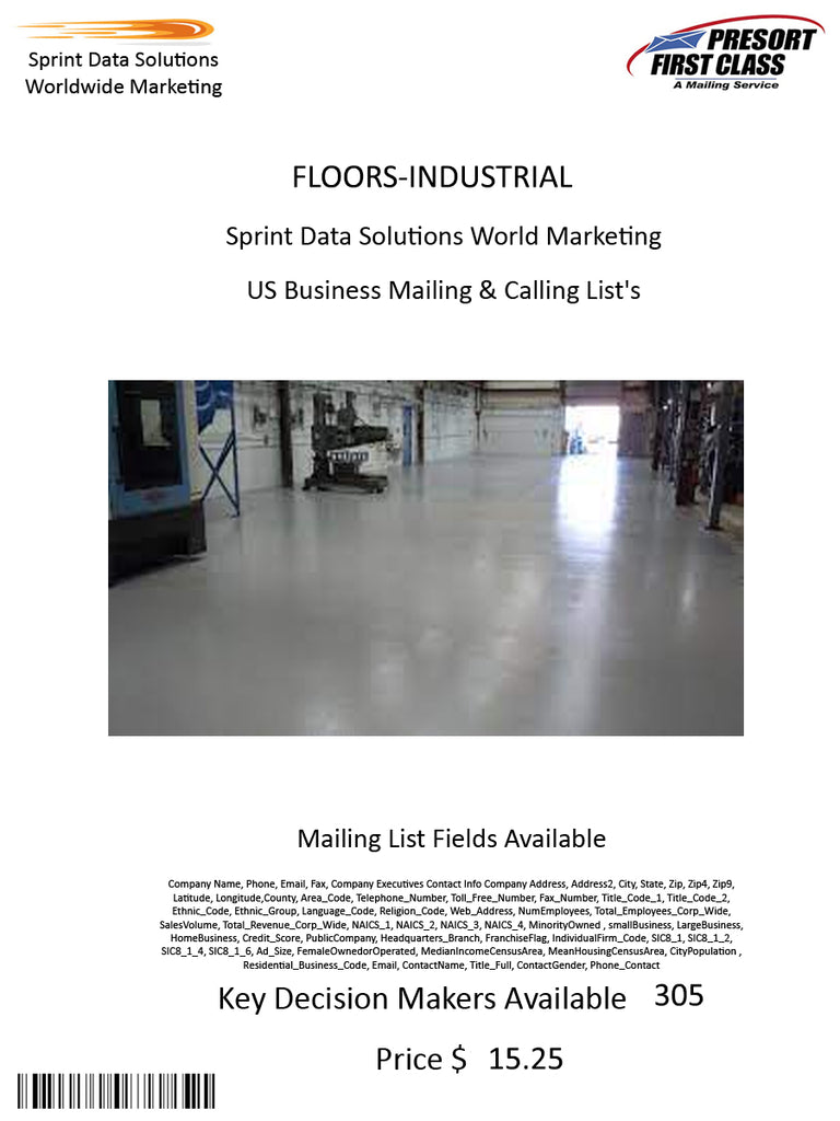 FLOORS-INDUSTRIAL