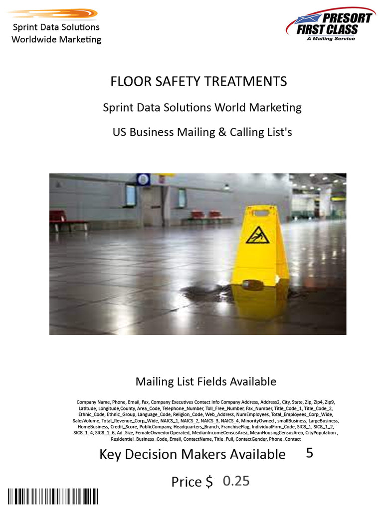 FLOOR SAFETY TREATMENTS