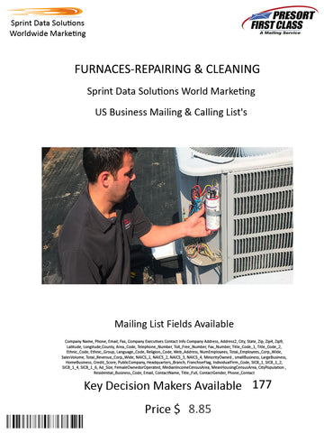 FURNACES-REPAIRING & CLEANING