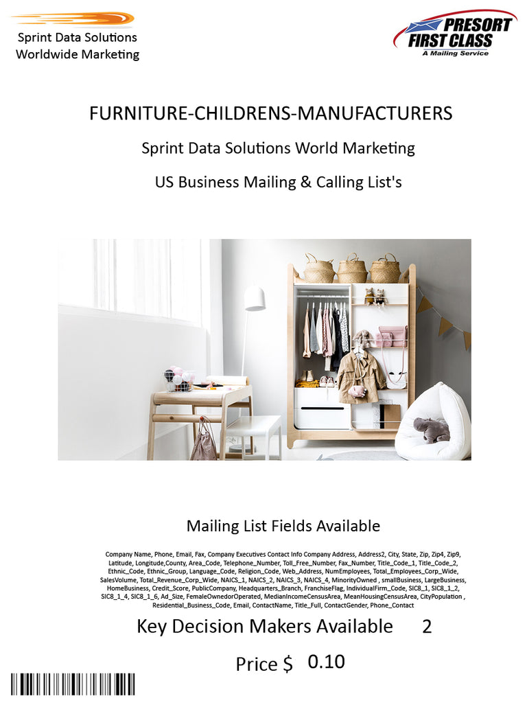 FURNITURE-CHILDRENS-MANUFACTURERS