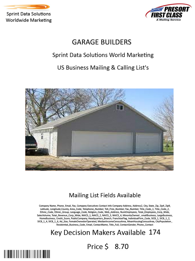 GARAGE BUILDERS