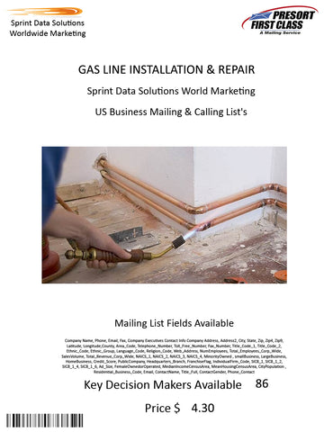 GAS LINE INSTALLATION & REPAIR