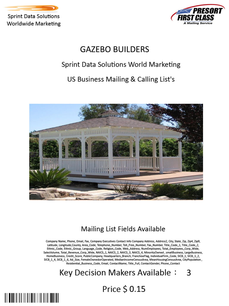 GAZEBO BUILDERS