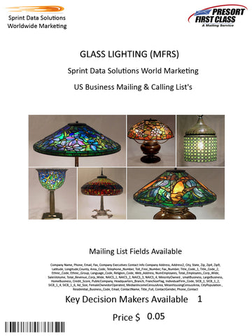 GLASS LIGHTING (MFRS)