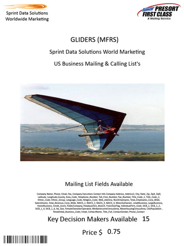 GLIDERS (MFRS)