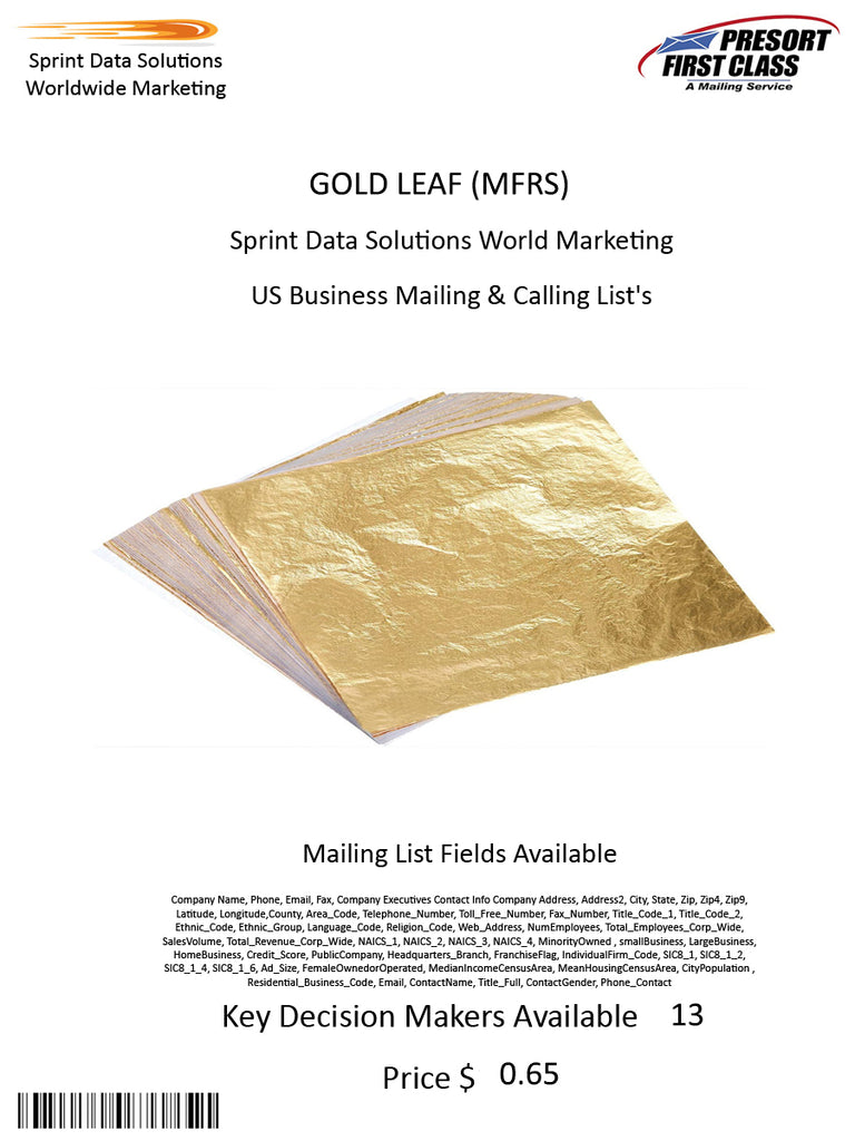 GOLD LEAF (MFRS)