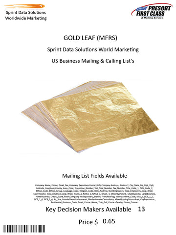 GOLD LEAF (MFRS)