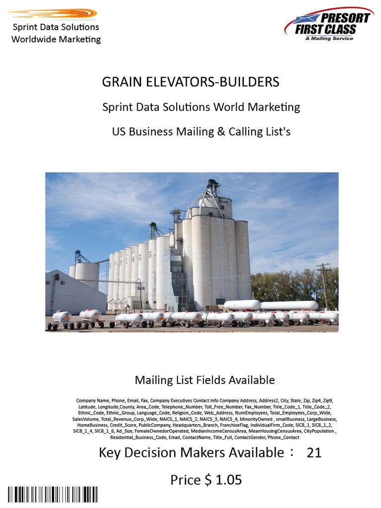 GRAIN ELEVATORS-BUILDERS