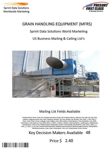 GRAIN HANDLING EQUIPMENT (MFRS)