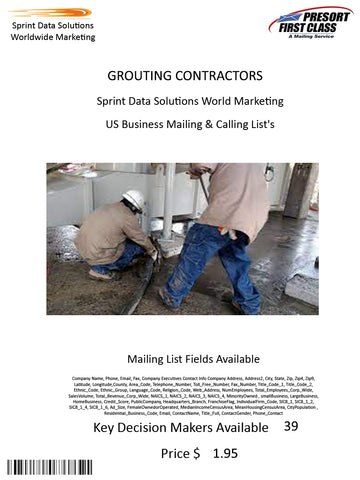 GROUTING CONTRACTORS