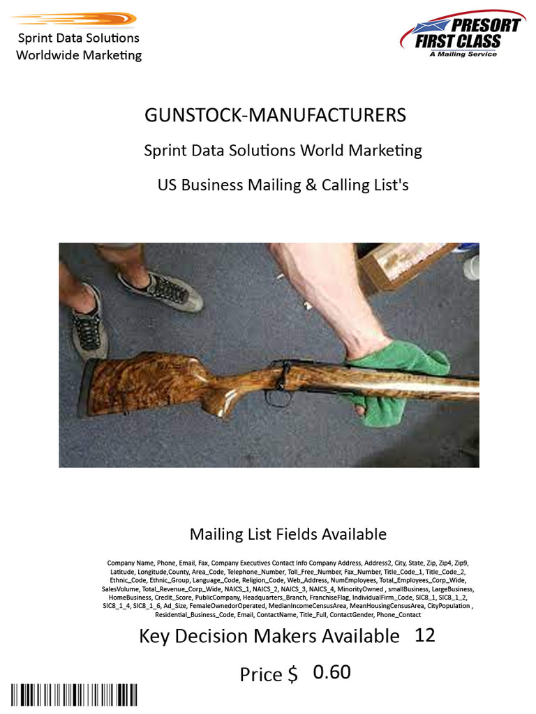 GUNSTOCK-MANUFACTURERS