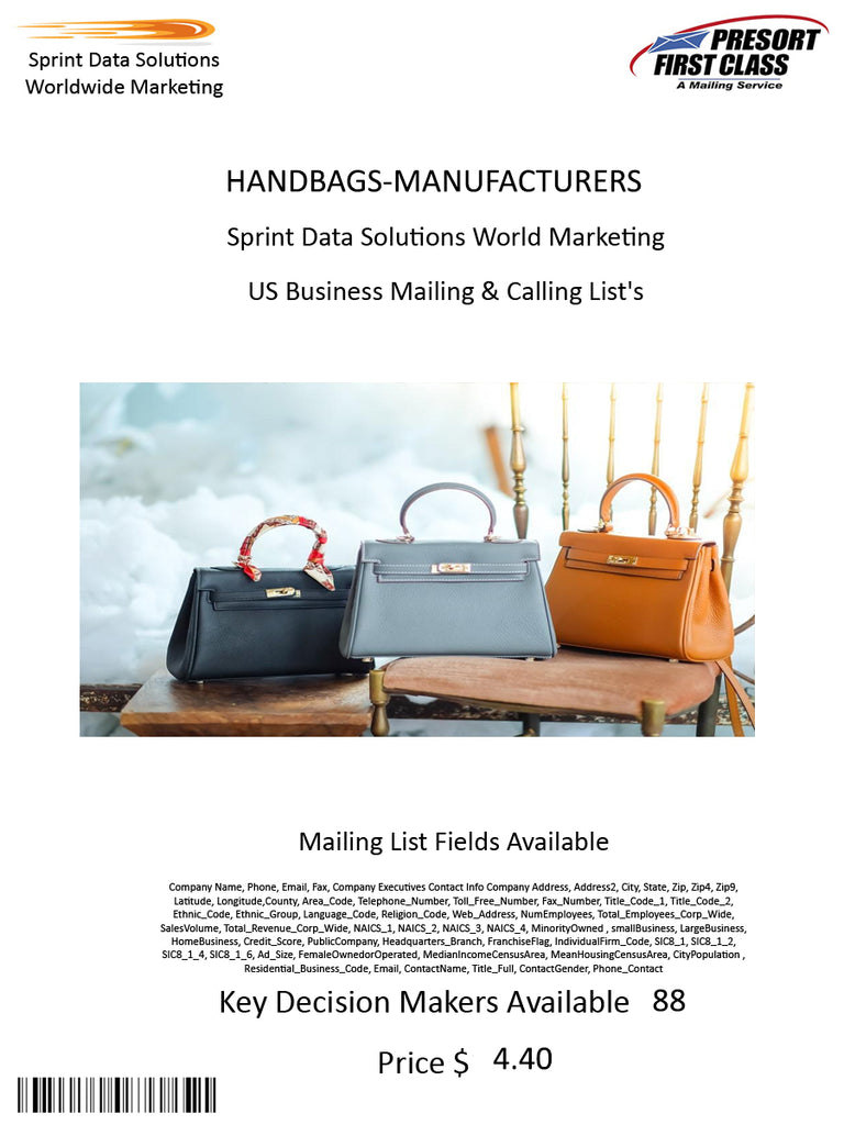 HANDBAGS-MANUFACTURERS