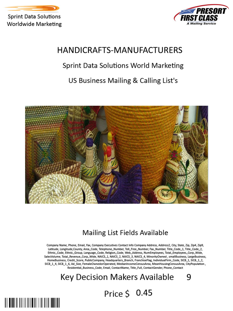 HANDICRAFTS-MANUFACTURERS