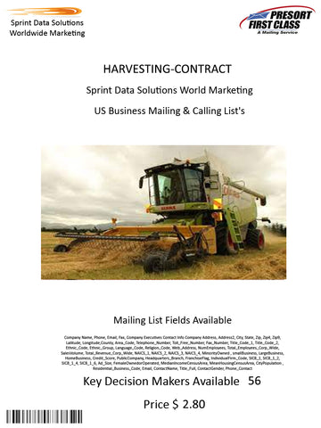 HARVESTING-CONTRACT