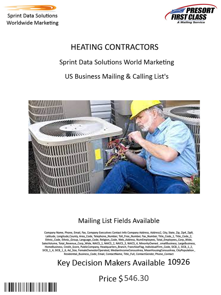 HEATING CONTRACTORS