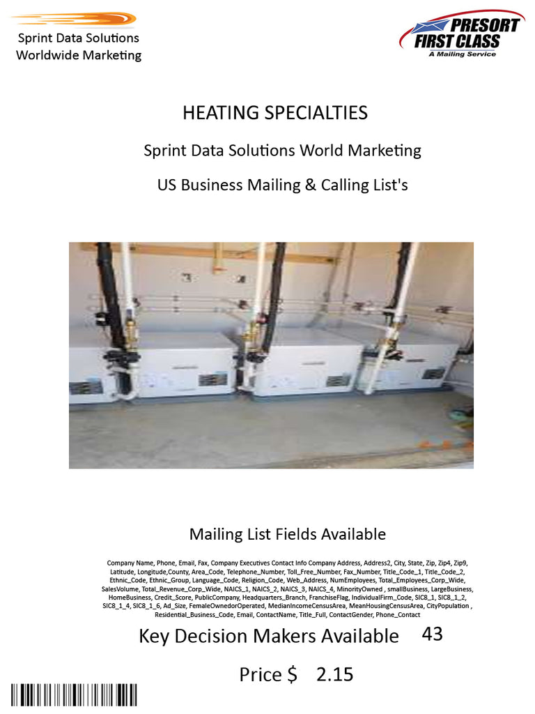 HEATING SPECIALTIES