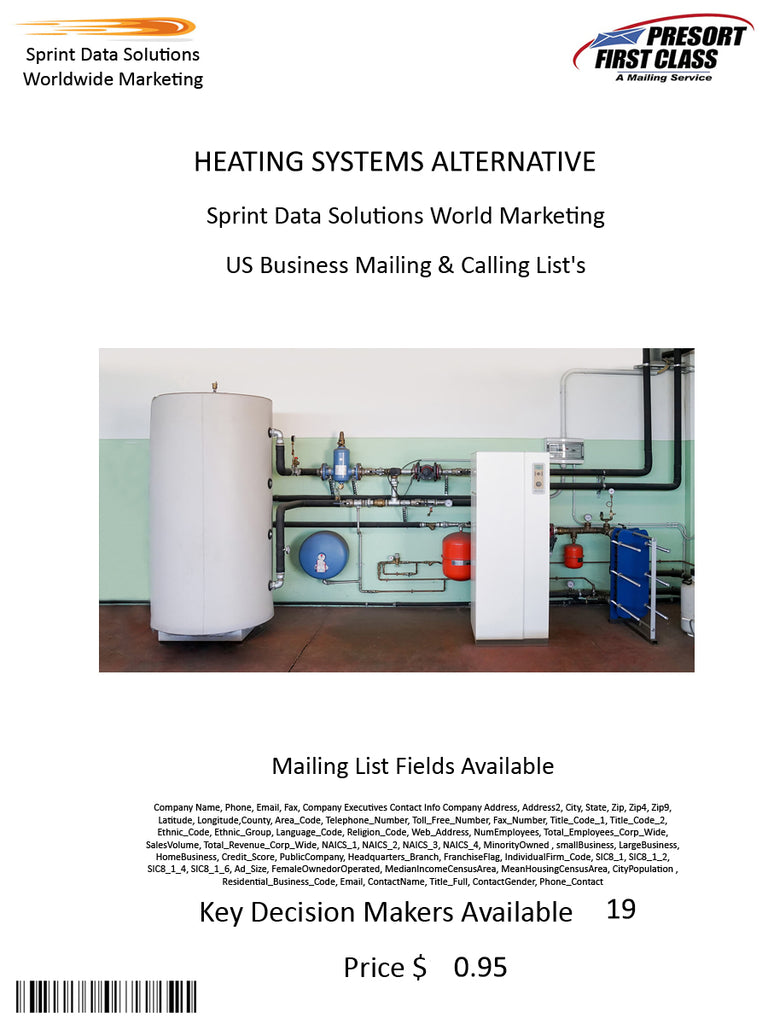 HEATING SYSTEMS ALTERNATIVE