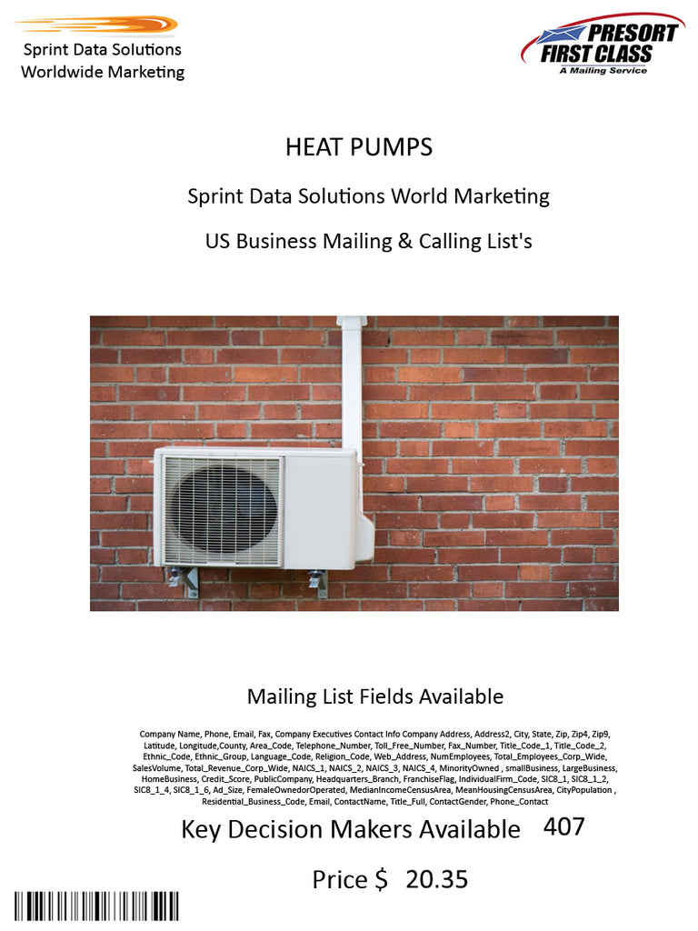 HEAT PUMPS