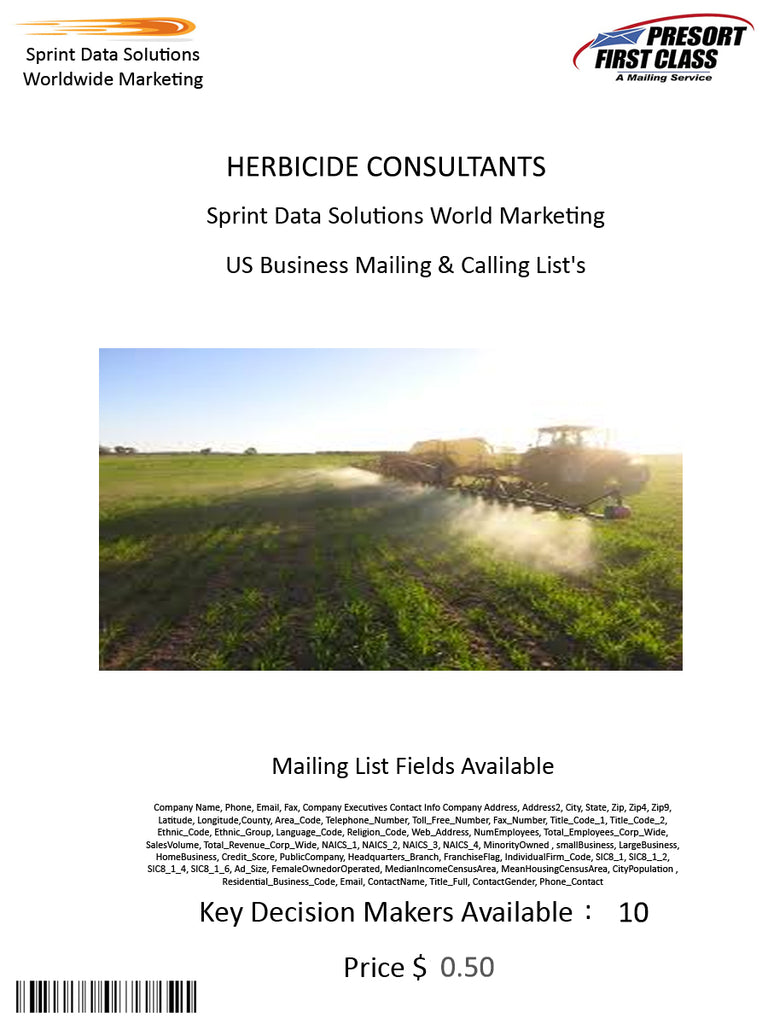 HERBICIDE CONSULTANTS