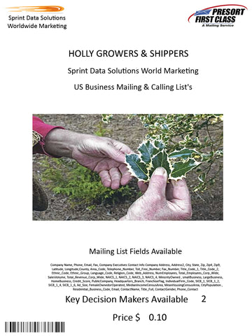 HOLLY GROWERS & SHIPPERS