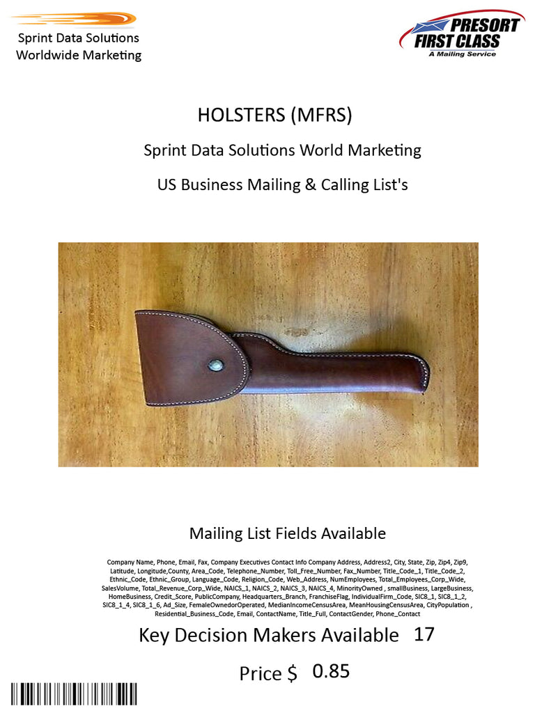 HOLSTERS (MFRS)