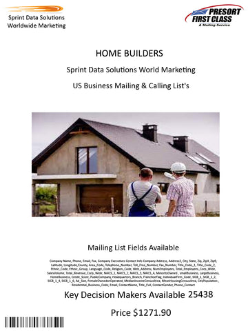 HOME BUILDERS