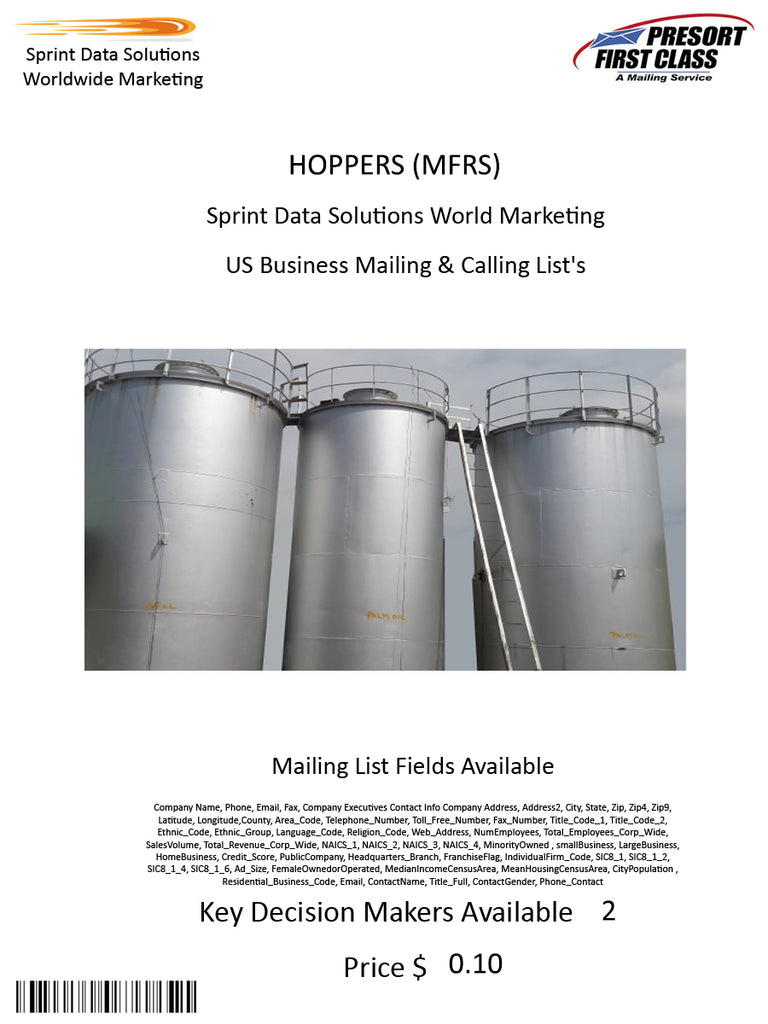 HOPPERS (MFRS)