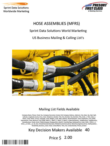 HOSE ASSEMBLIES (MFRS)