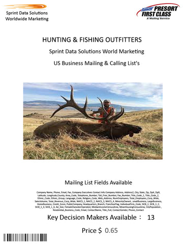 HUNTING & FISHING OUTFITTERS