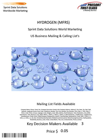 HYDROGEN (MFRS)