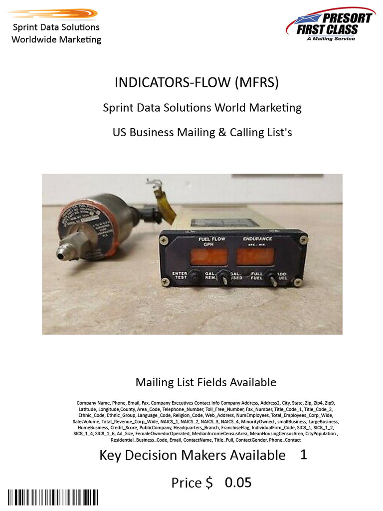 INDICATORS-FLOW (MFRS)