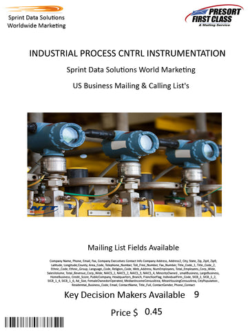 INDUSTRIAL PROCESS CNTRL INSTRUMENTATION