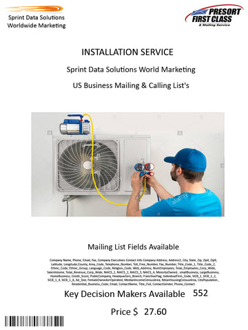 INSTALLATION SERVICE