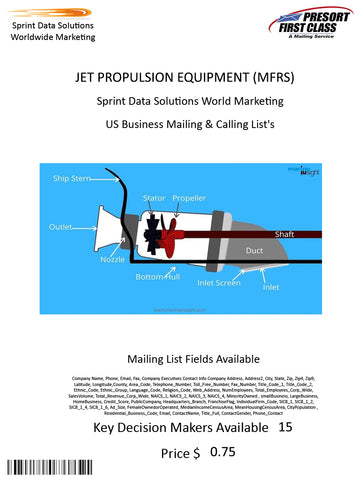 JET PROPULSION EQUIPMENT (MFRS)