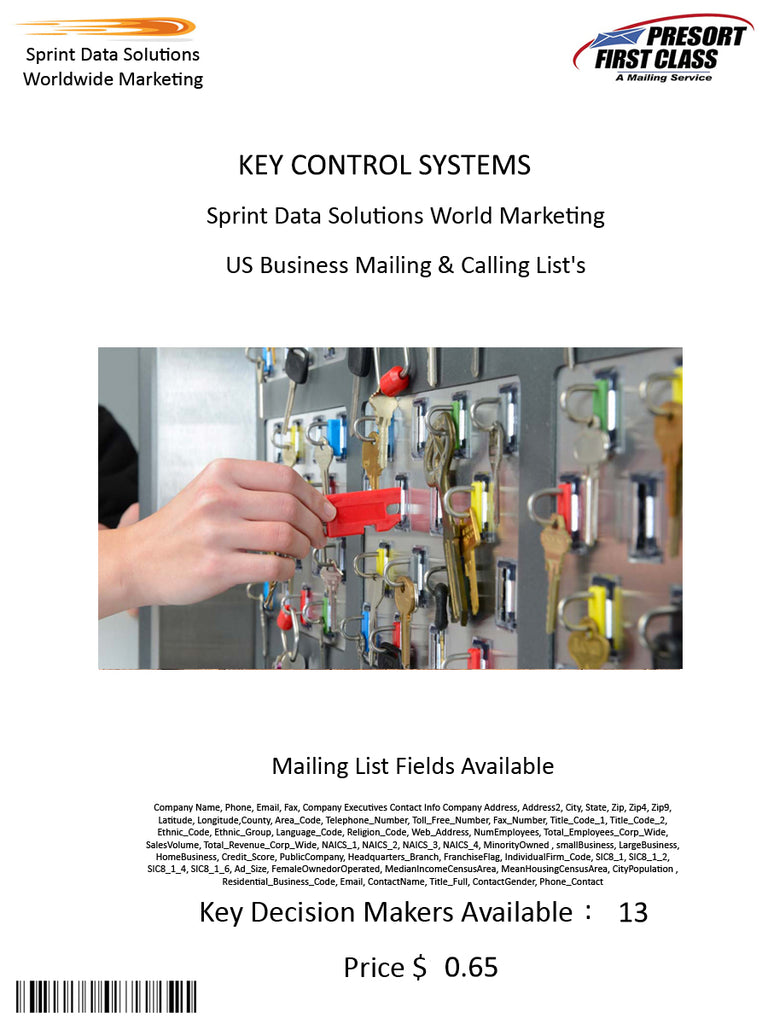 KEY CONTROL SYSTEMS