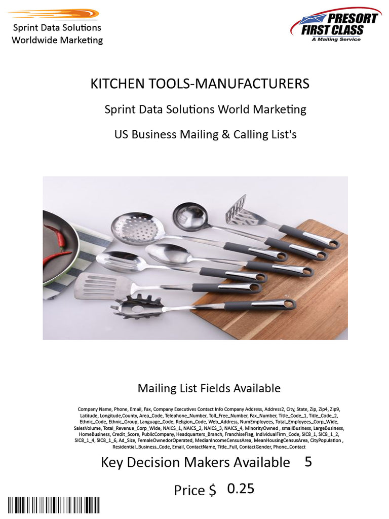 KITCHEN TOOLS-MANUFACTURERS