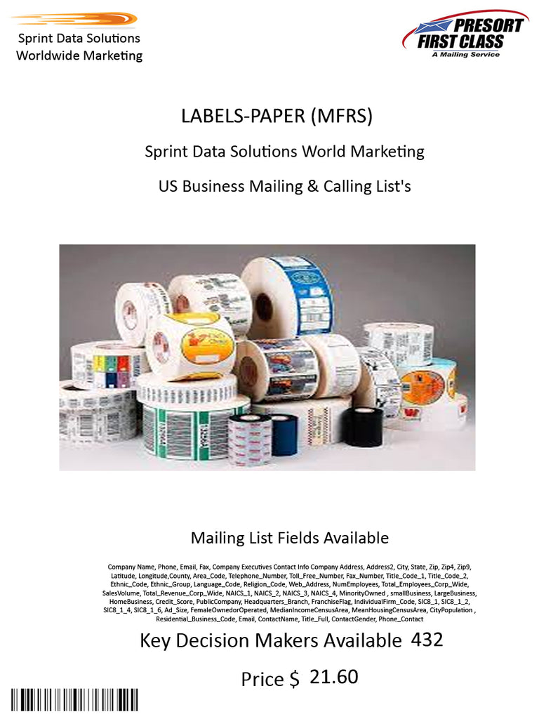 LABELS-PAPER (MFRS)