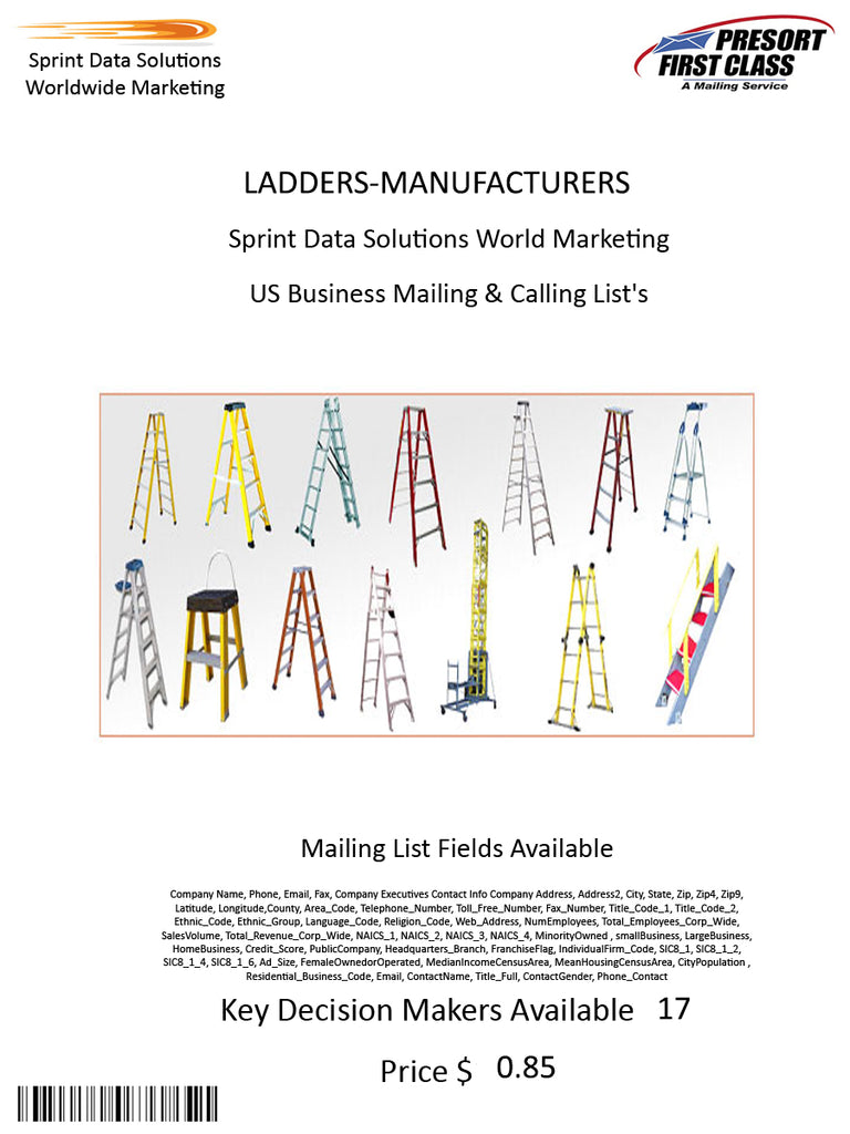 LADDERS-MANUFACTURERS