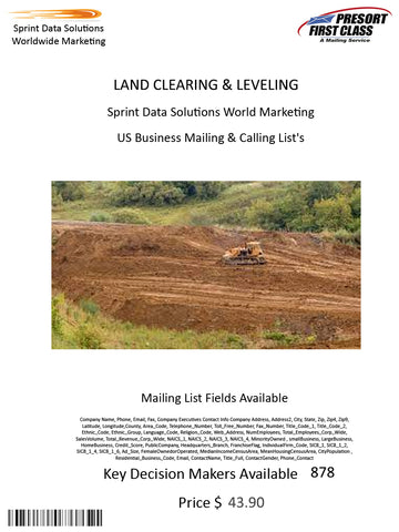 LAND CLEARING & LEVELING