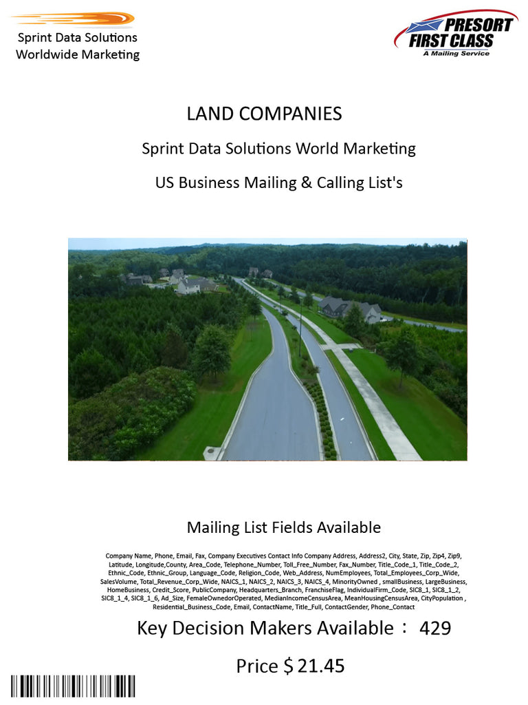 LAND COMPANIES