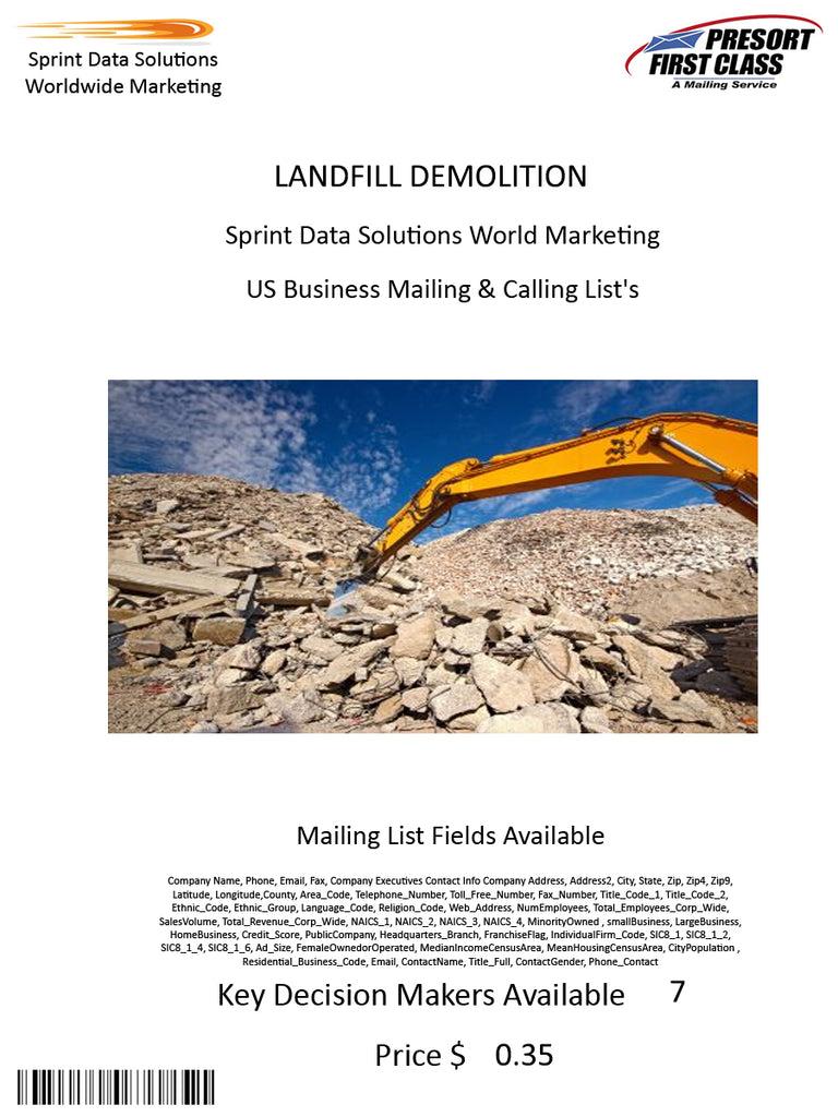 LANDFILL DEMOLITION