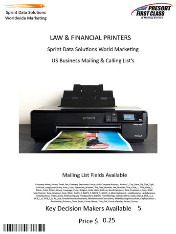 LAW & FINANCIAL PRINTERS